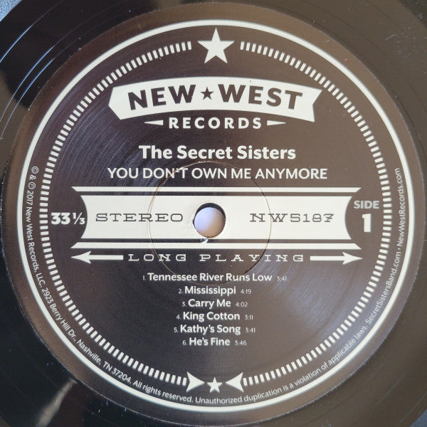 The Secret Sisters – You Don't Own Me Anymore LP vinyl record, image 3 of 10