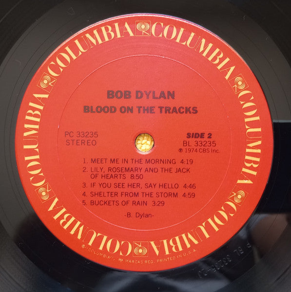 Bob Dylan – Blood On The Tracks LP vinyl record, image 4 of 10
