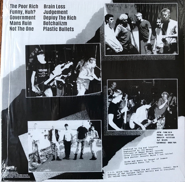 Target Of Demand – Man's Ruin LP vinyl record, image 2 of 3