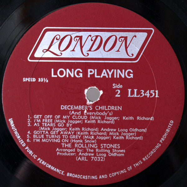 The Rolling Stones – December's Children (And Everybody's) LP vinyl record, image 4 of 7