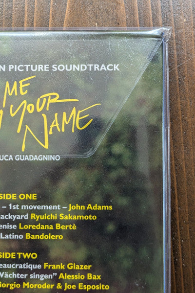 Various – Call Me By Your Name (Original Motion Picture Soundtrack) (2xLP) LP vinyl record, image 9 of 10