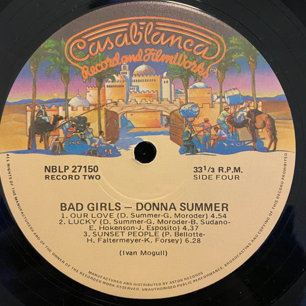 Donna Summer – Bad Girls (2xLP) LP vinyl record, image 6 of 6