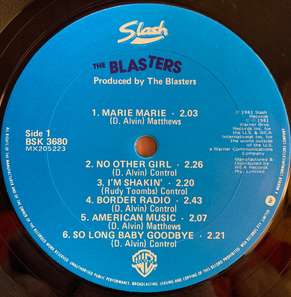 The Blasters – The Blasters LP vinyl record, image 3 of 6