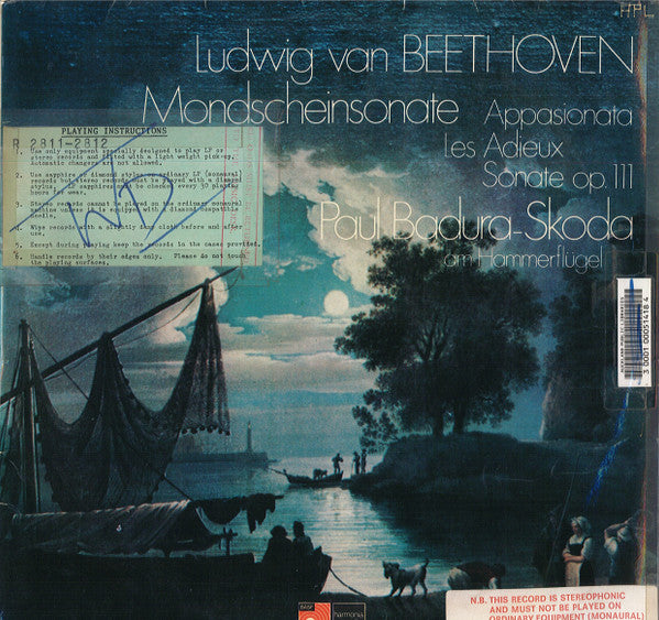 Paul Badura-Skoda – Ludwig Van Beethoven (2xLP) LP vinyl record, image 1 of 8