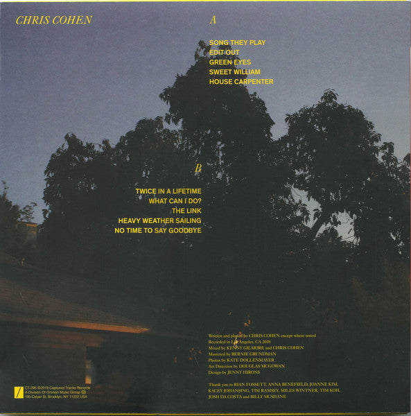 Chris Cohen – Chris Cohen LP vinyl record, image 2 of 8