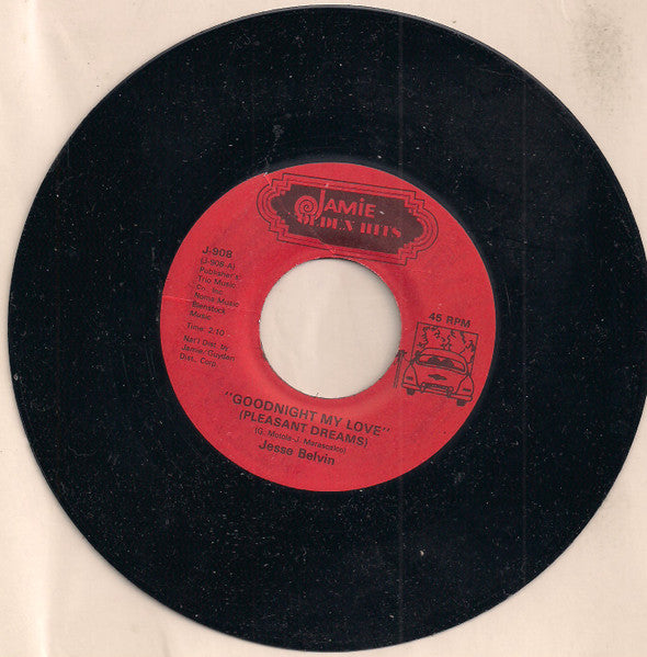Jesse Belvin, Ray Sharpe – Goodnight My Love / Linda Lu 7" vinyl record, image 1 of 2
