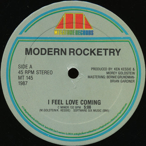 Modern Rocketry – I Feel Love Coming 12" vinyl record, image 1 of 4