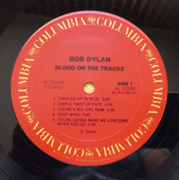 Bob Dylan – Blood On The Tracks LP vinyl record, image 3 of 10