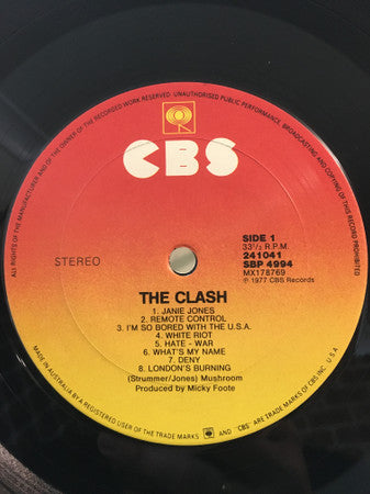 The Clash – The Clash / Give 'Em Enough Rope LP vinyl record, image 5 of 8