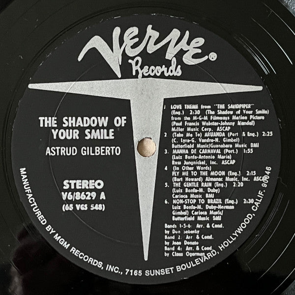 Astrud Gilberto – The Shadow Of Your Smile LP vinyl record, image 3 of 4