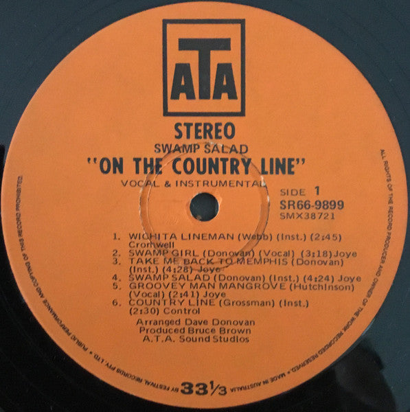 The Swamp Salad – On The Country Line LP vinyl record, image 3 of 4