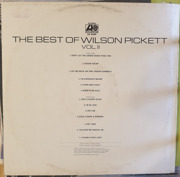 Wilson Pickett – The Best Of Wilson Pickett Vol. II LP vinyl record, image 2 of 4
