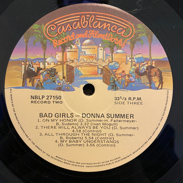 Donna Summer – Bad Girls (2xLP) LP vinyl record, image 5 of 6