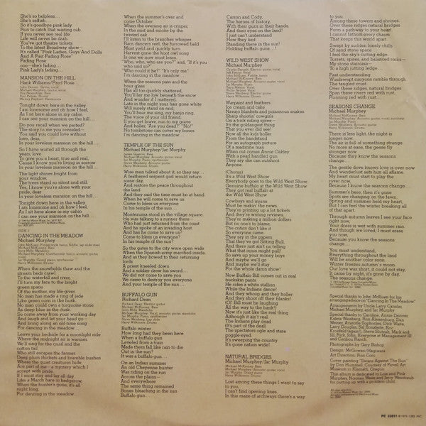 Michael Martin Murphey – Swans Against The Sun LP vinyl record, image 4 of 6