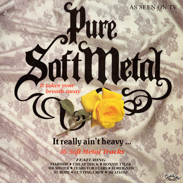 Various – Pure Soft Metal LP vinyl record, image 1 of 4