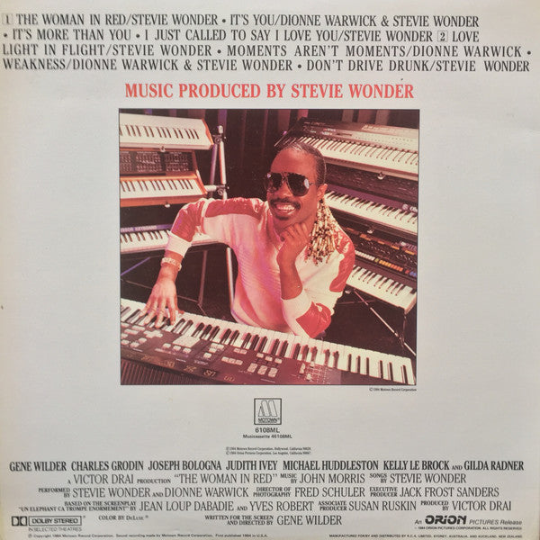 Stevie Wonder – The Woman In Red (Selections From The Original Motion Picture Soundtrack) LP vinyl record, image 2 of 6