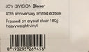 Joy Division – Closer LP vinyl record, image 8 of 10