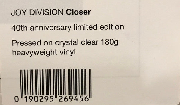 Joy Division – Closer LP vinyl record, image 8 of 10