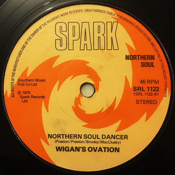 Wigan's Ovation – Skiing In The Snow 7" vinyl record, image 2 of 2