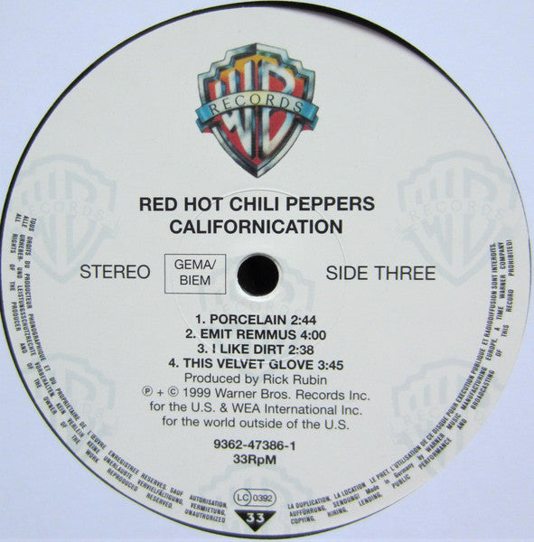Red Hot Chili Peppers – Californication (2xLP) LP vinyl record, image 5 of 8