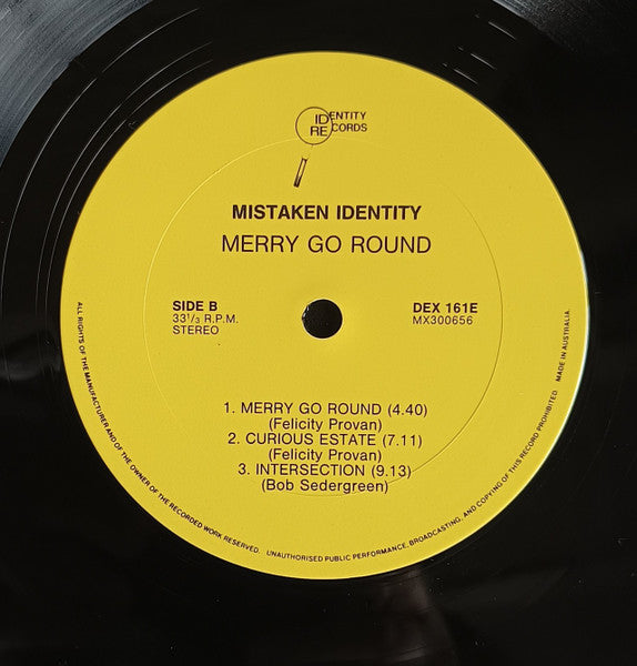 Mistaken Identity – Merry Go Round LP vinyl record, image 4 of 4