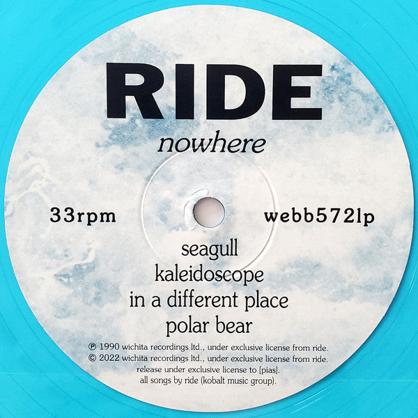Ride – Nowhere LP vinyl record, image 5 of 6
