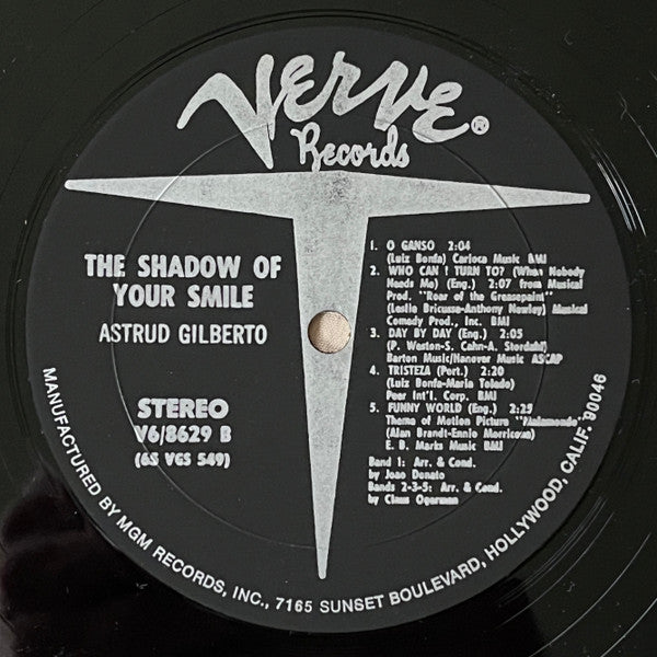 Astrud Gilberto – The Shadow Of Your Smile LP vinyl record, image 4 of 4