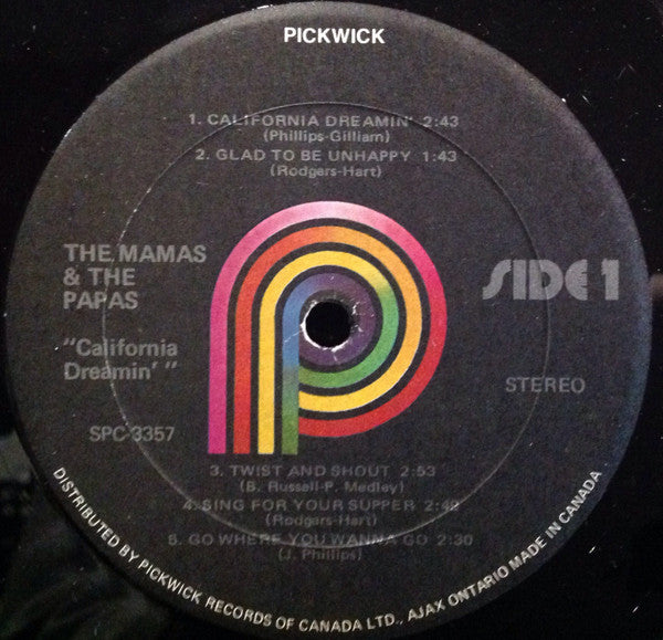 The Mamas & The Papas – California Dreamin' LP vinyl record, image 3 of 4