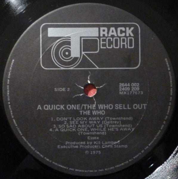 The Who – A Quick One / The Who Sell Out (2xLP) LP vinyl record, image 6 of 8
