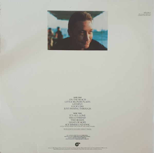 Chris Rea – On The Beach LP vinyl record, image 2 of 6