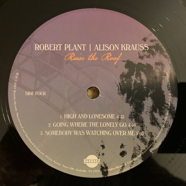 Robert Plant, Alison Krauss – Raise The Roof (2xLP) LP vinyl record, image 8 of 8