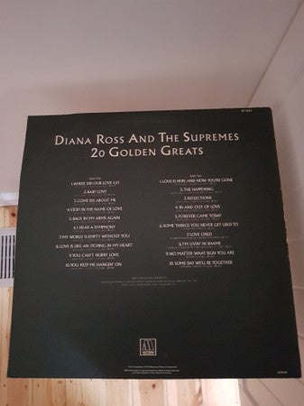 The Supremes – 20 Golden Greats LP vinyl record, image 2 of 4