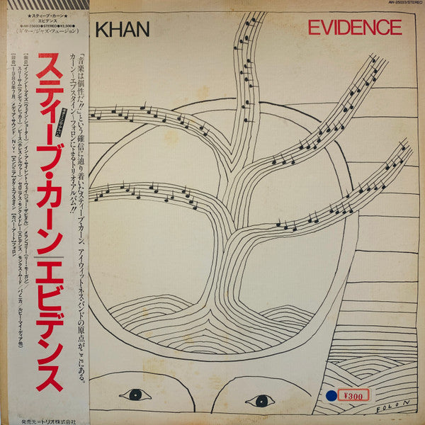Steve Khan – Evidence LP vinyl record, image 1 of 3