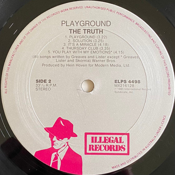 The Truth – Playground LP vinyl record, image 4 of 4