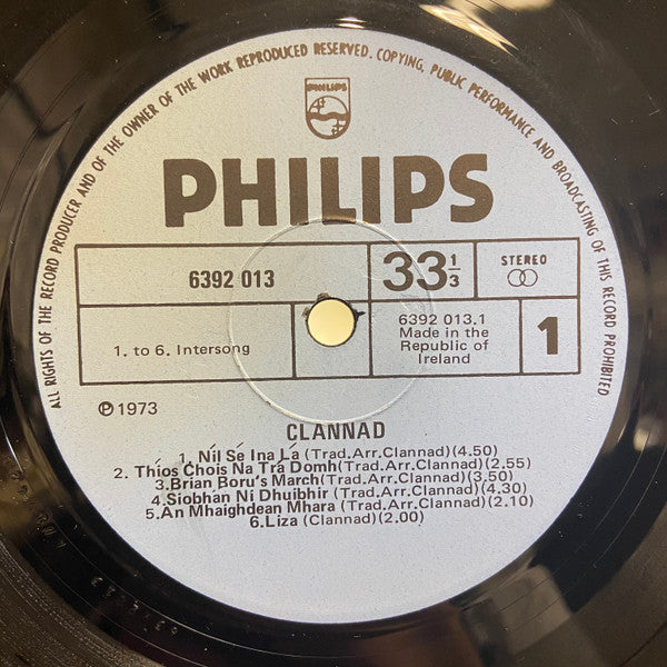 Clannad – Clannad LP vinyl record, image 2 of 2