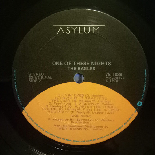 Eagles – One Of These Nights LP vinyl record, image 3 of 5