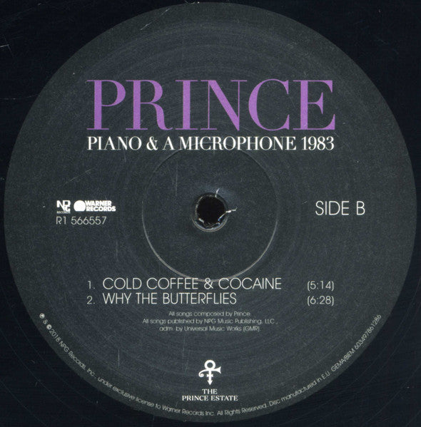 Prince – Piano & A Microphone 1983 LP vinyl record, image 4 of 8