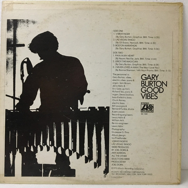 Gary Burton – Good Vibes LP vinyl record, image 2 of 4