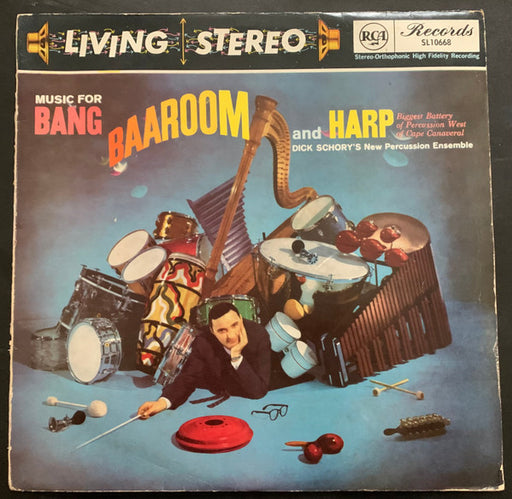 Dick Schory's Percussion And Brass Ensemble – Music For Bang, Baaroom And Harp LP vinyl record, image 1 of 4