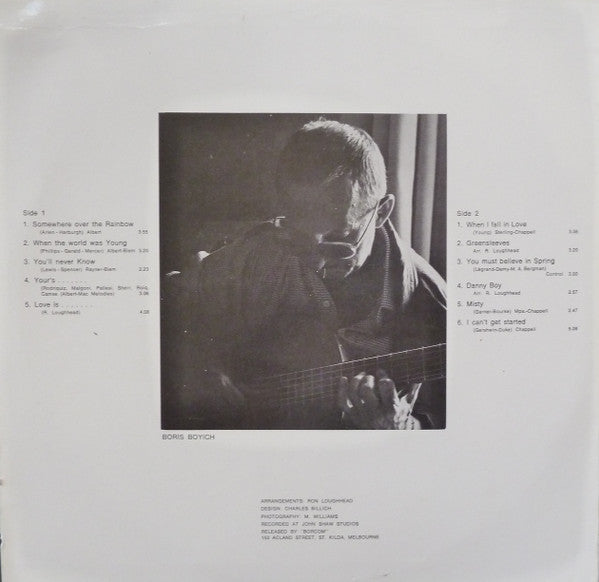 Boris Boyich – A Guitar And Boris LP vinyl record, image 2 of 4