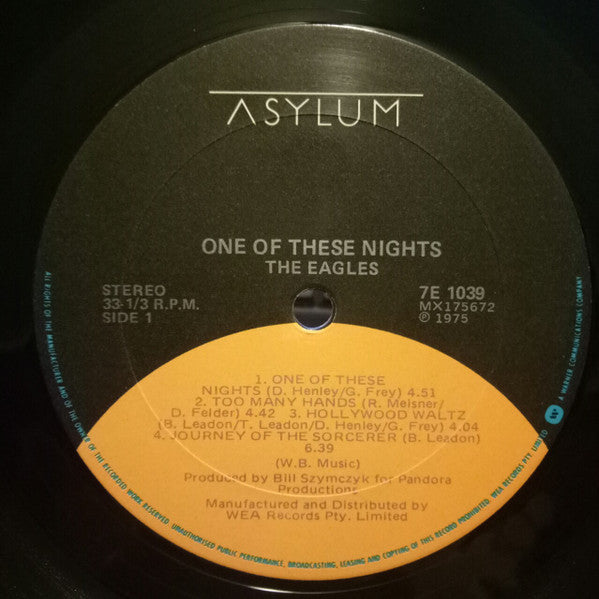 Eagles – One Of These Nights LP vinyl record, image 2 of 5