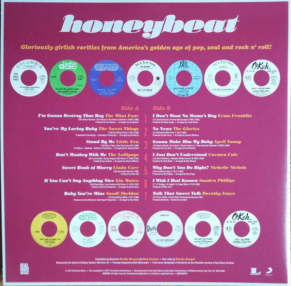 Various – Honeybeat: Groovy 60s Girl-Pop LP vinyl record, image 2 of 8