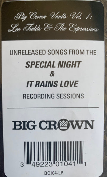 Lee Fields, The Expressions – Big Crown Vaults Vol. 1 LP vinyl record, image 7 of 7