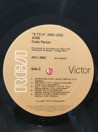 Dolly Parton – 9 To 5 And Odd Jobs LP vinyl record, image 6 of 6