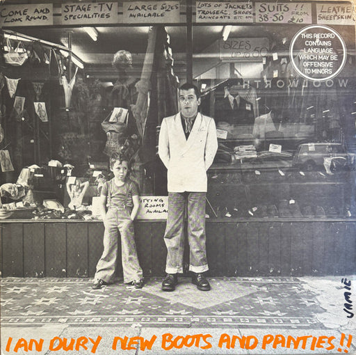 Ian Dury – New Boots And Panties LP vinyl record, image 1 of 6