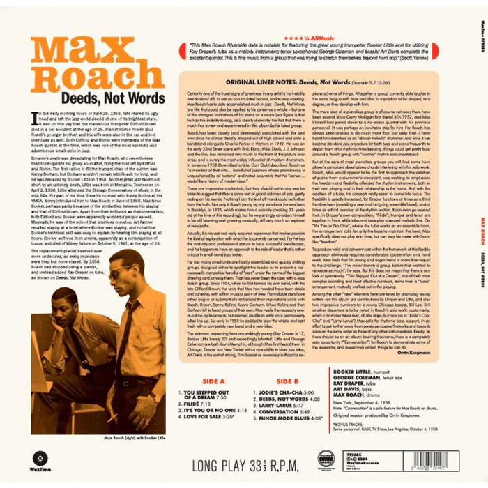 Max Roach – Deeds, Not Words - Image 2