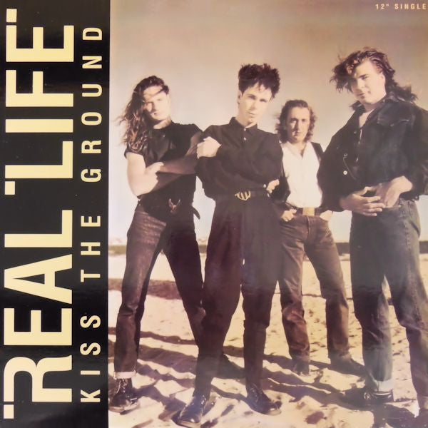 Real Life – Kiss The Ground 12" vinyl record, image 1 of 4