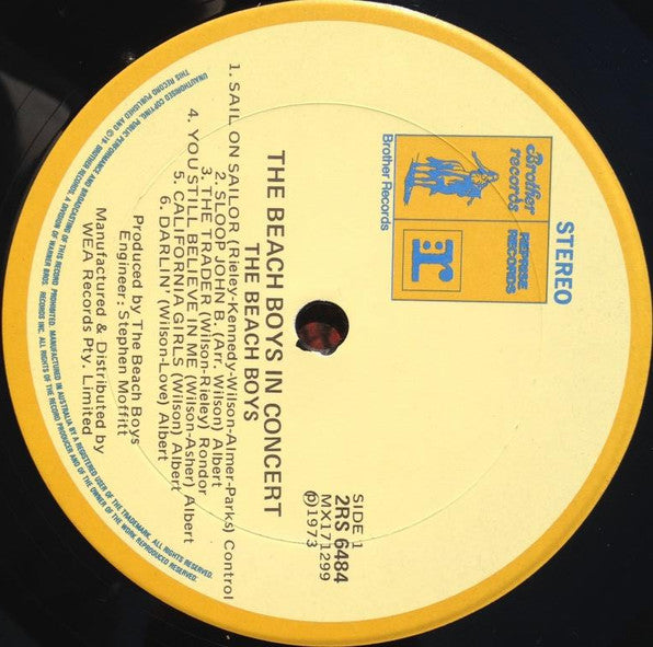 The Beach Boys – In Concert (2xLP) LP vinyl record, image 5 of 8