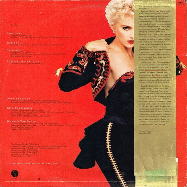 Madonna – You Can Dance LP vinyl record, image 2 of 6