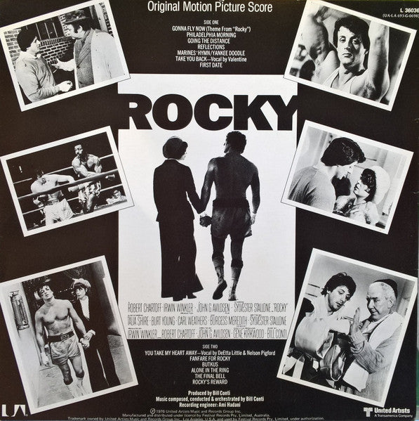 Bill Conti – Rocky - Original Motion Picture Score LP vinyl record, image 2 of 4